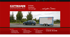 Desktop Screenshot of gutmann-automobile.de