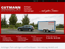 Tablet Screenshot of gutmann-automobile.de